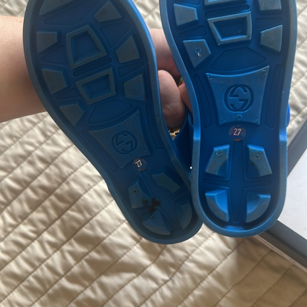 Gucci Kids Blue Sandals jelly - Picture 2 of 5